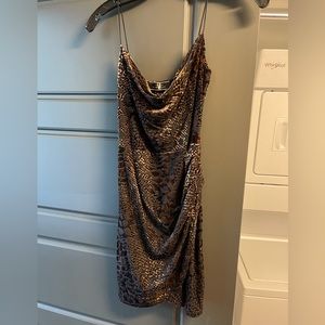 Animal print dress